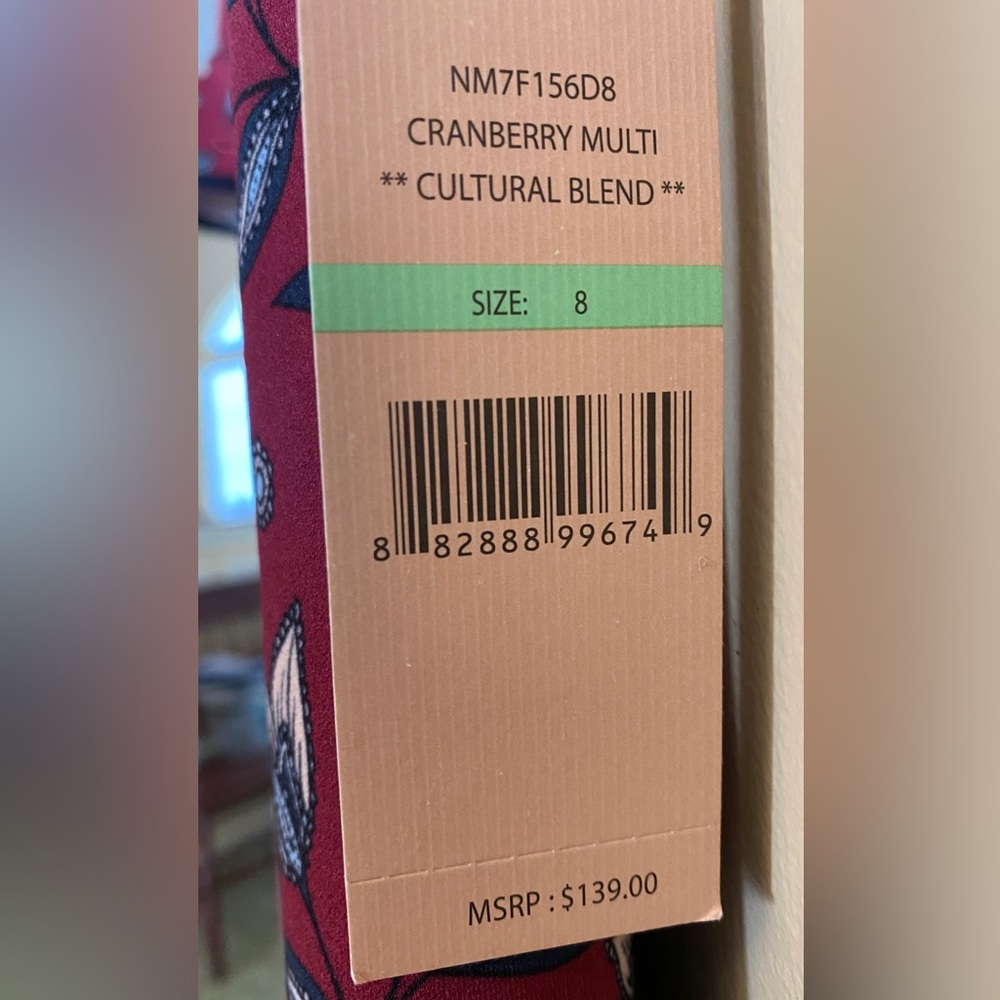 COPY - NWT - Beautiful Cranberry size 8 Nanette Lepore size 8 dress